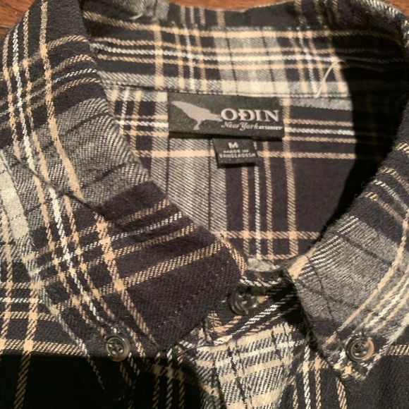 Odin NYC x Target - classic flannel lumberjack button up shirt - Picture 2 of 7